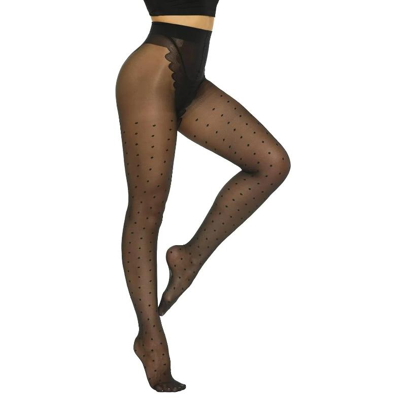 MANZI Sheer High Waist Pantyhose for Women | Ultra Thin Tights & Stockings