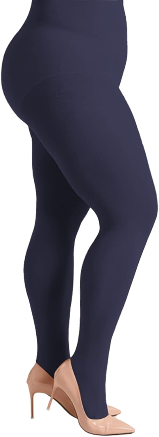 MANZI Plus Size Tights for Women 70D Queen Size Tights(Pack of 2)