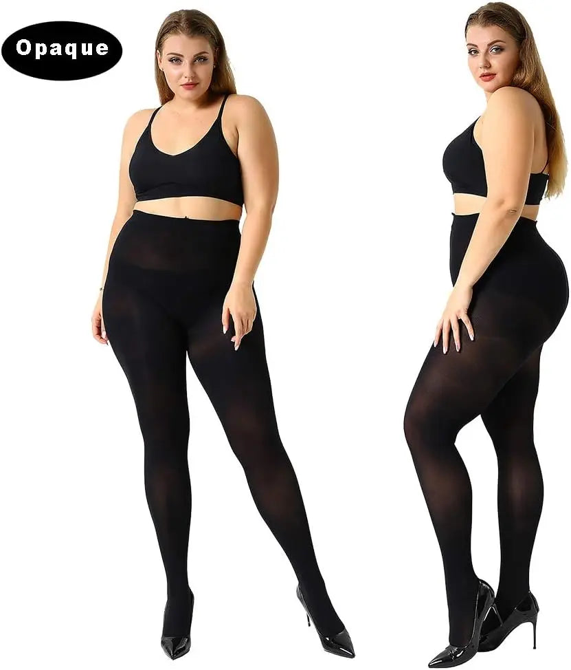 MANZI Women's 2 Pairs Control Top Pantyhose My Store