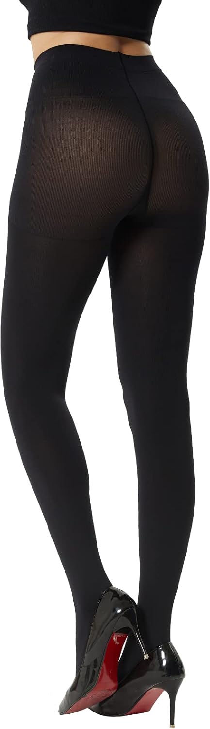 MANZI Women's Super Opaque Tights 2 Pairs 120 Denier