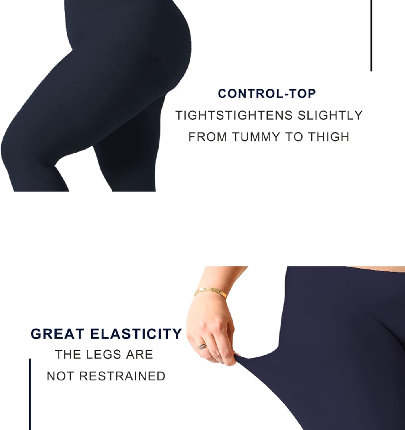 MANZI Plus Size Tights for Women 70D Queen Size Tights(Pack of 2)