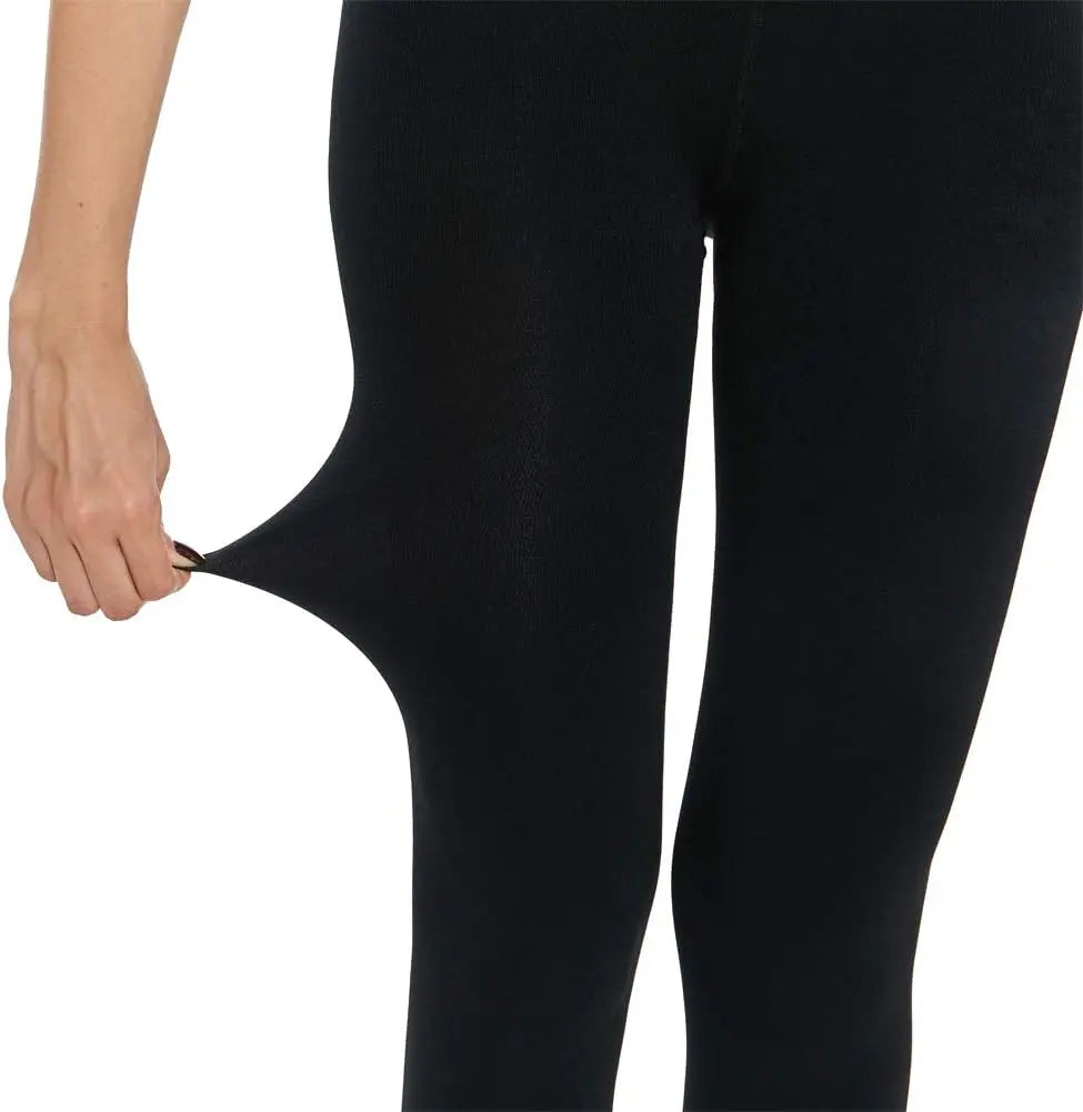 MANZI 2 Pairs 400D Women's Black Thermal Warm Winter Fleece Tights My Store
