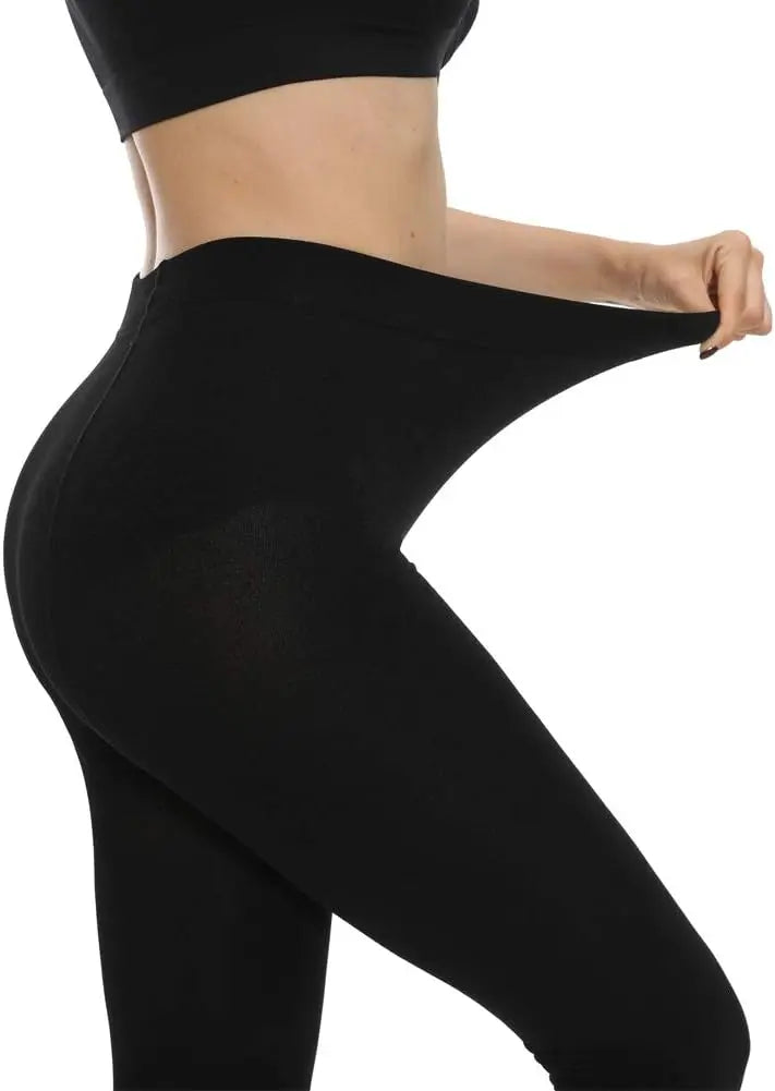 MANZI 2 Pairs 400D Women's Black Thermal Warm Winter Fleece Tights My Store