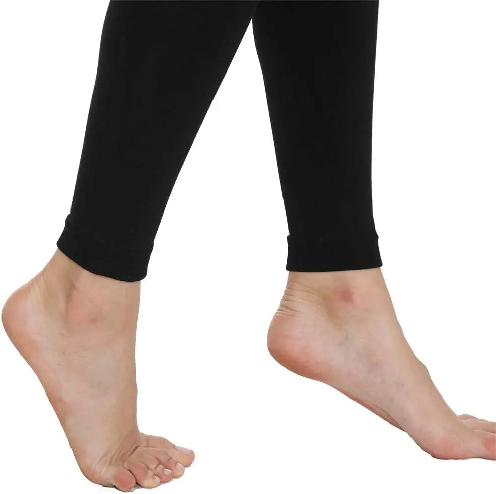 MANZI 2 Pairs 400D Women's Black Thermal Warm Winter Fleece Tights My Store