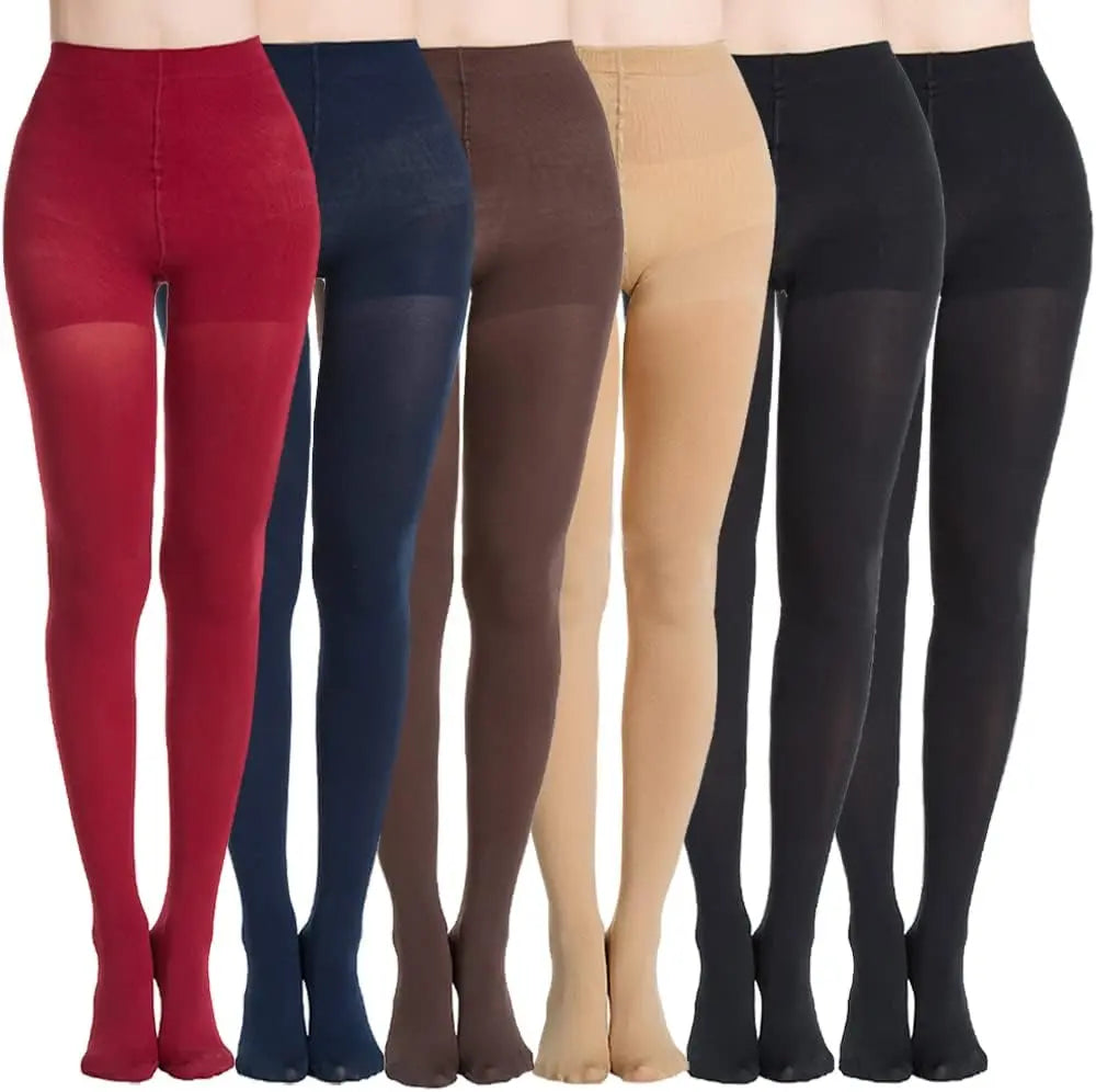 MANZI Women's 2-6 Pairs Opaque Control Top Tights Comfort Stretch 70 Denier Pantyhose My Store