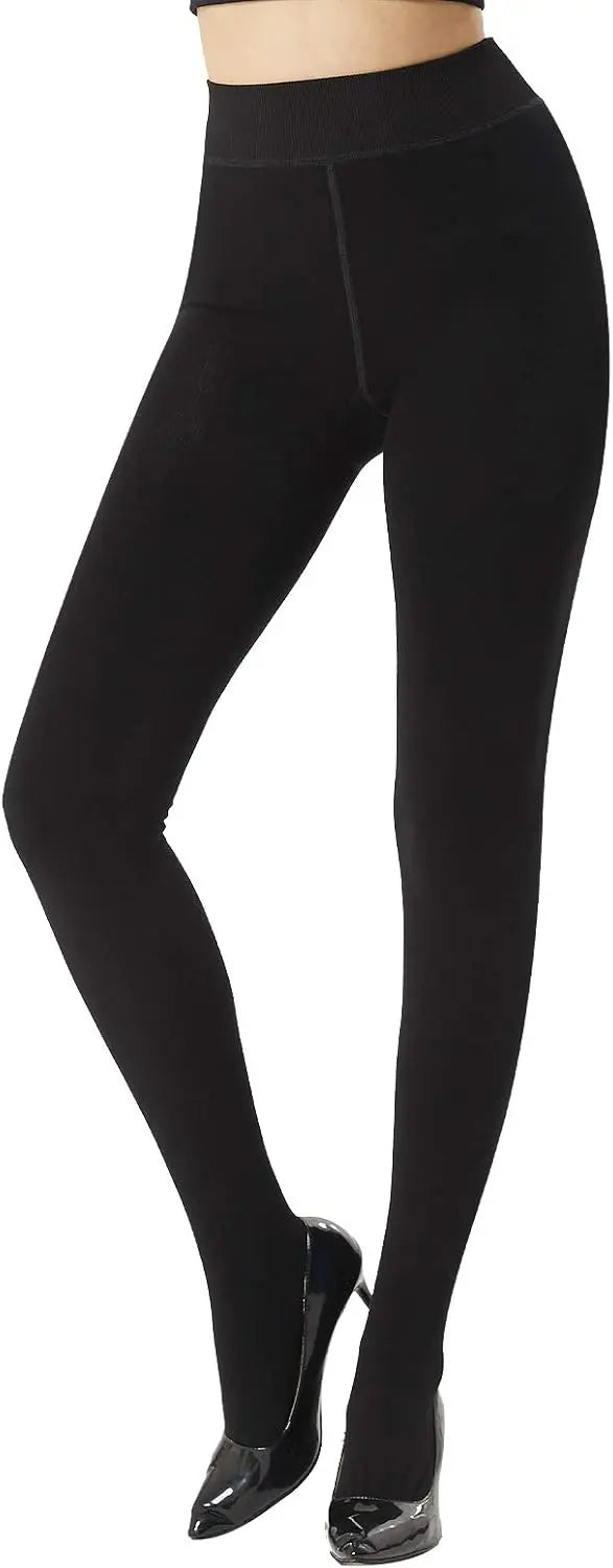 MANZI Fleece Lined Tights Women 800D Winter tights(Pack of 2) My Store