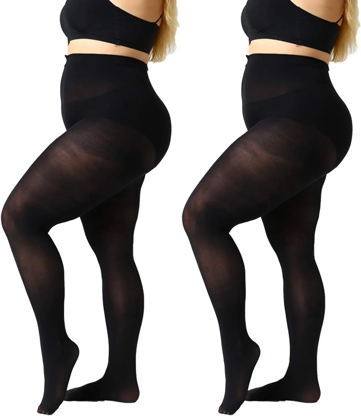 MANZI Plus Size Tights for Women 70D Queen Size Tights(Pack of 2) My Store