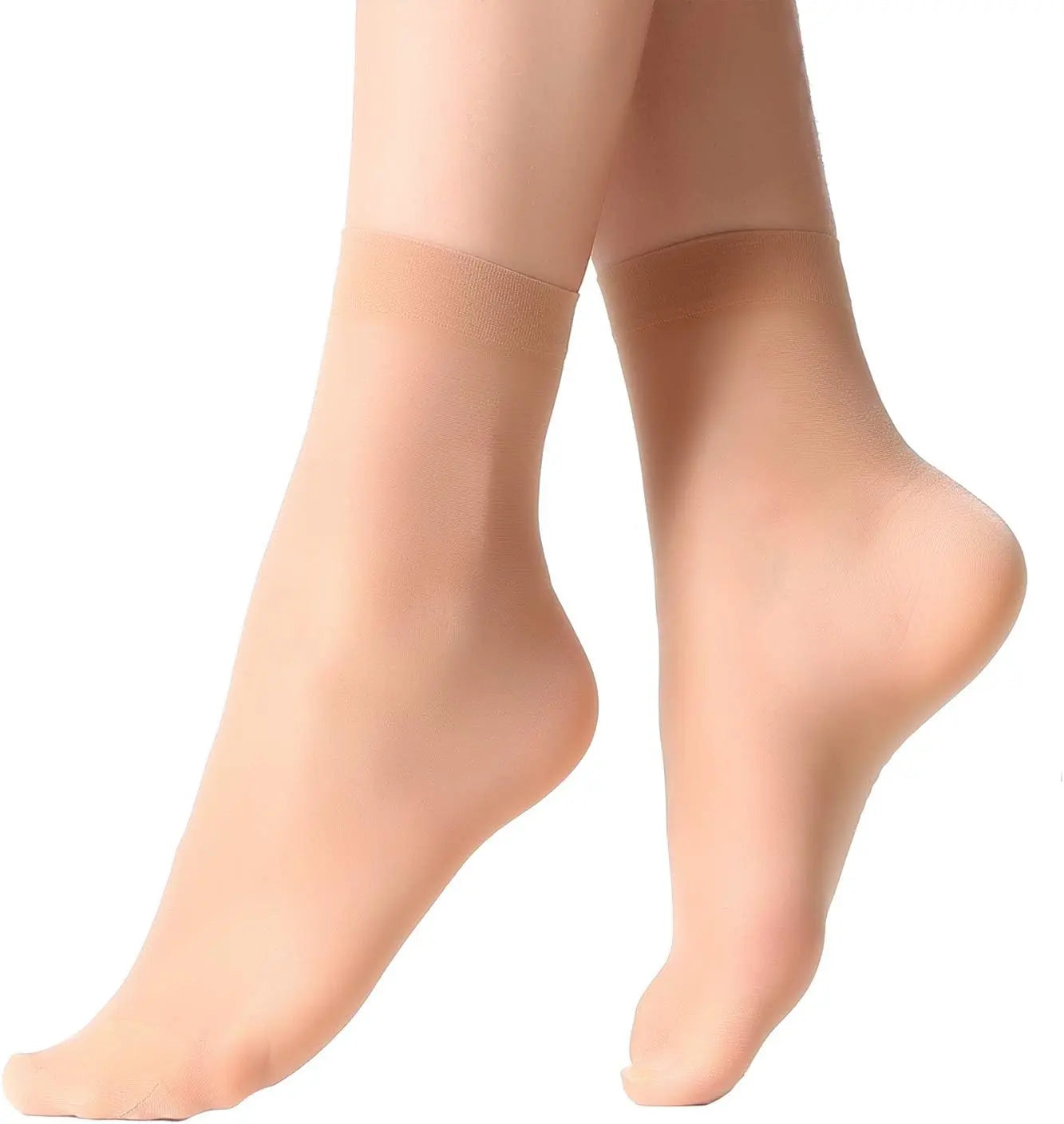 MANZI 12 Pairs Nylon Pantyhose Socks Ankle Sheer Hosiery My Store