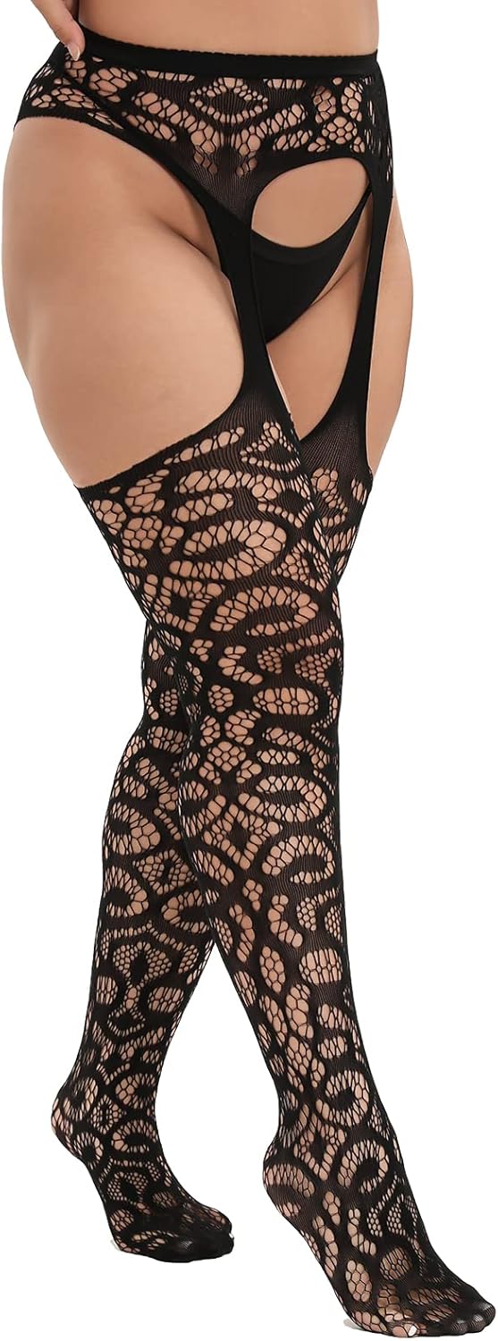 MANZI Plus Size Stockings Thigh (Pack of 2)