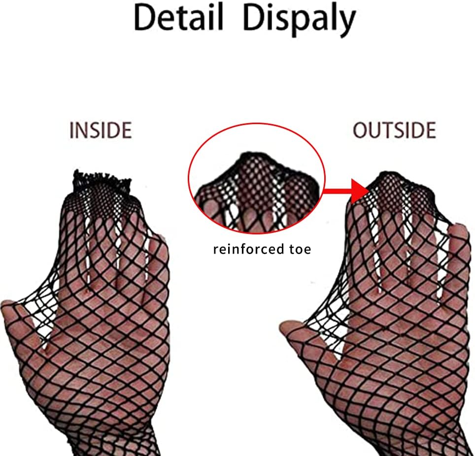 MANZI High Waist Fishnet Stockings Classic Fishnet Tights