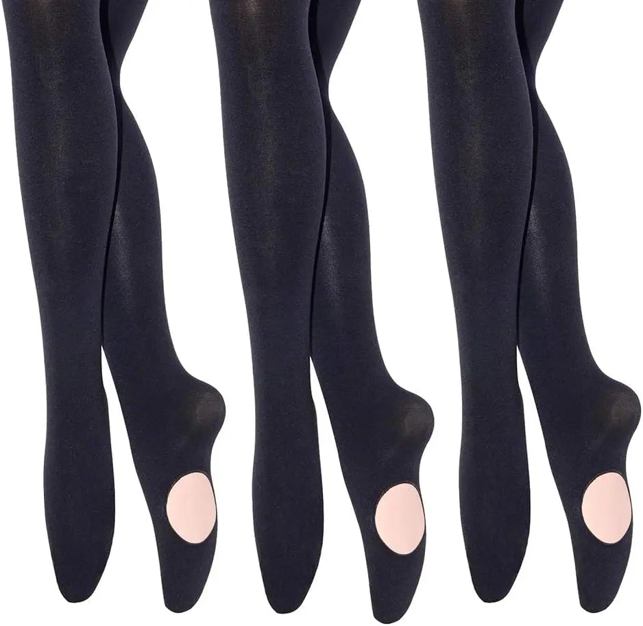 MANZI 1-3 Pairs Women's Girl's Dance Tights Manzi