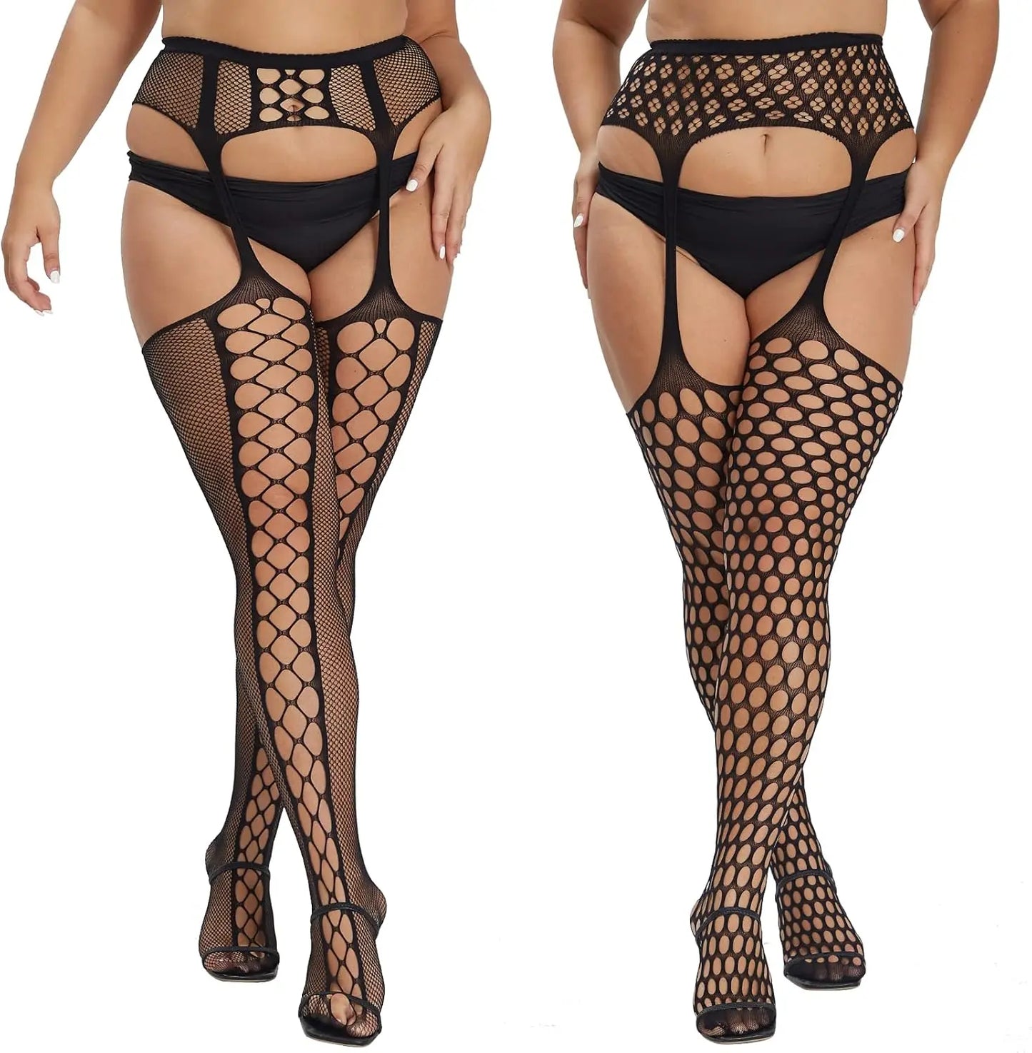 MANZI Plus Size Stockings Thigh (Pack of 2) My Store