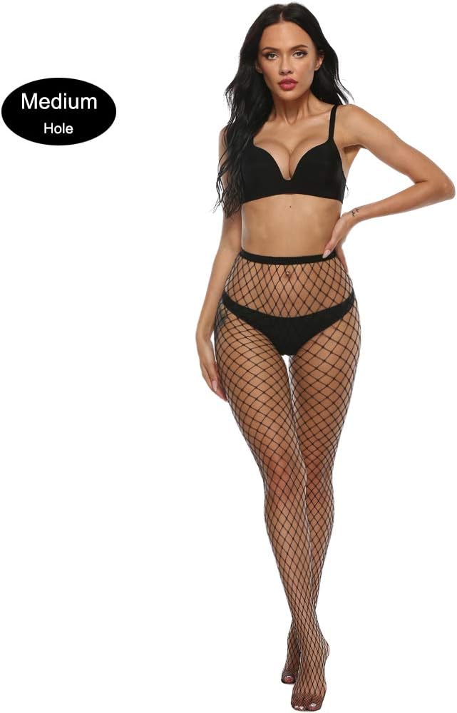 MANZI High Waist Tights Fishnet Stockings