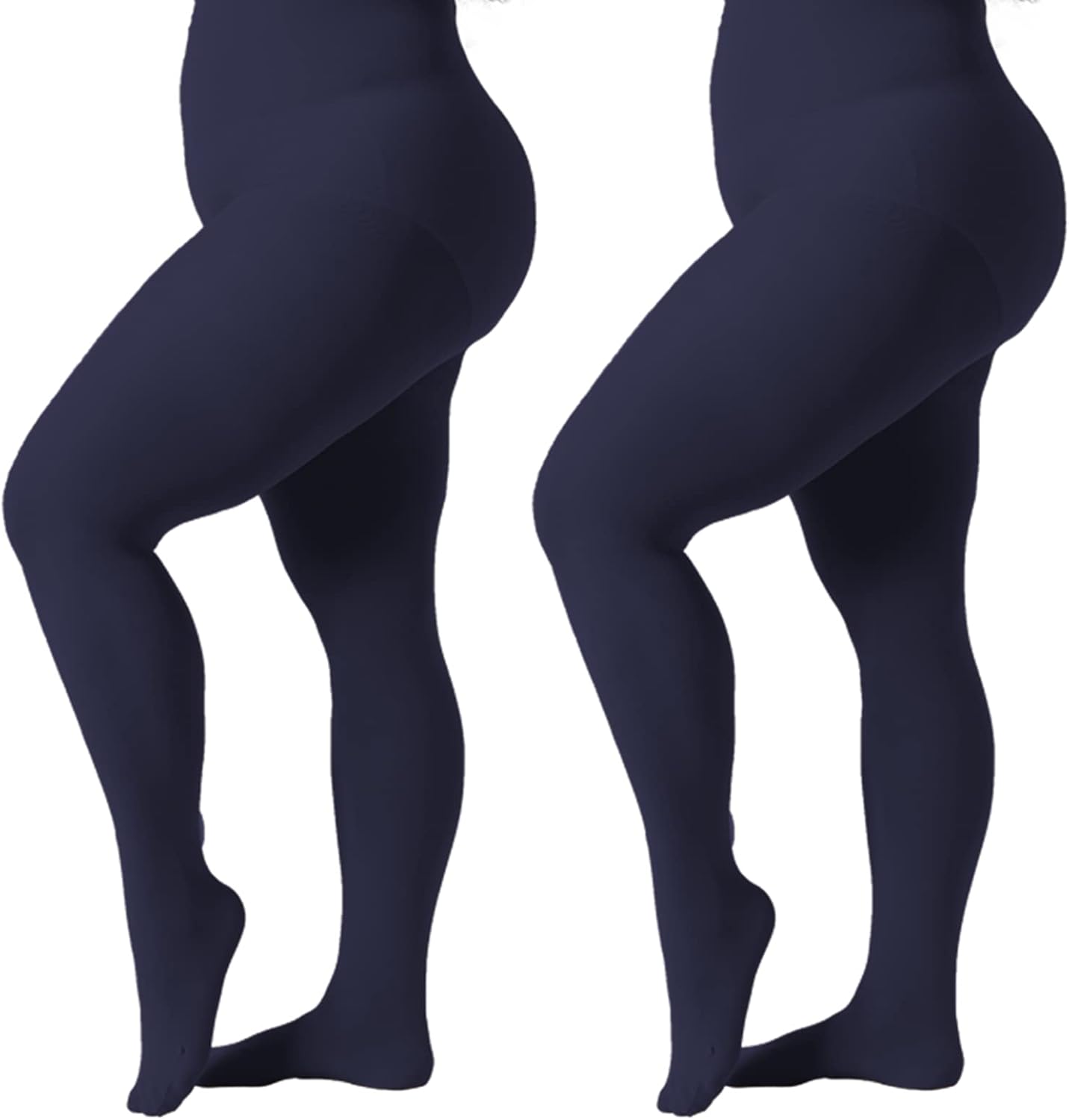 MANZI Plus Size Tights for Women 70D Queen Size Tights(Pack of 2)