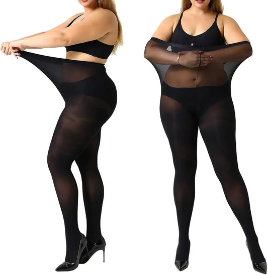 MANZI Women's 2 Pairs Control Top Pantyhose My Store