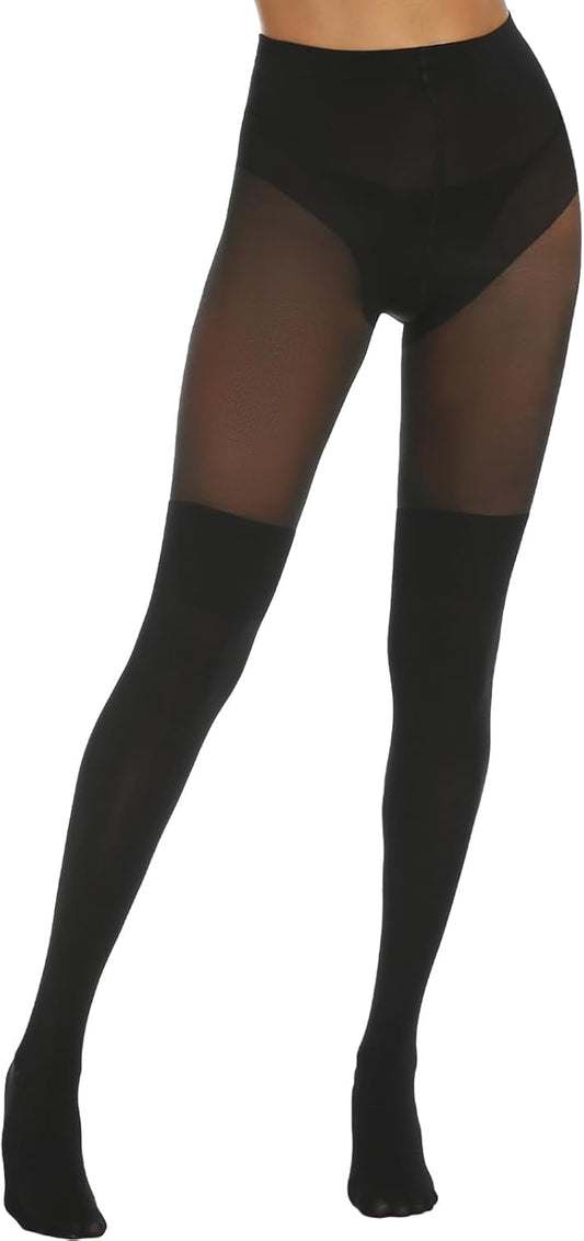 MANZI Faux Thigh High Tights