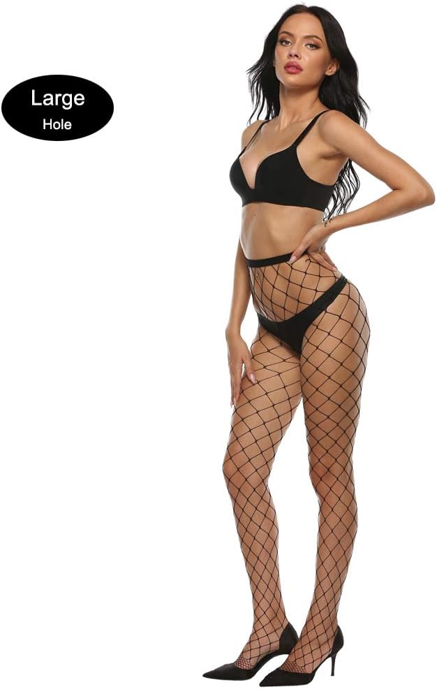 MANZI High Waist Tights Fishnet Stockings