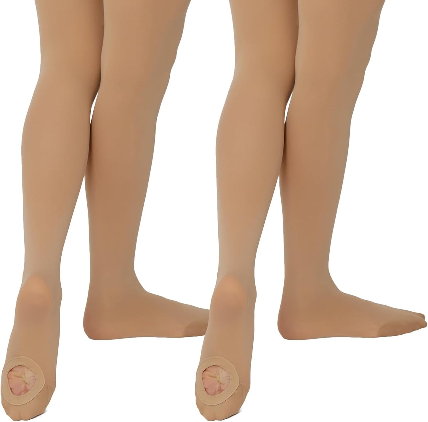 MANZI Women's Dance Tights Pink Convertible Ballet