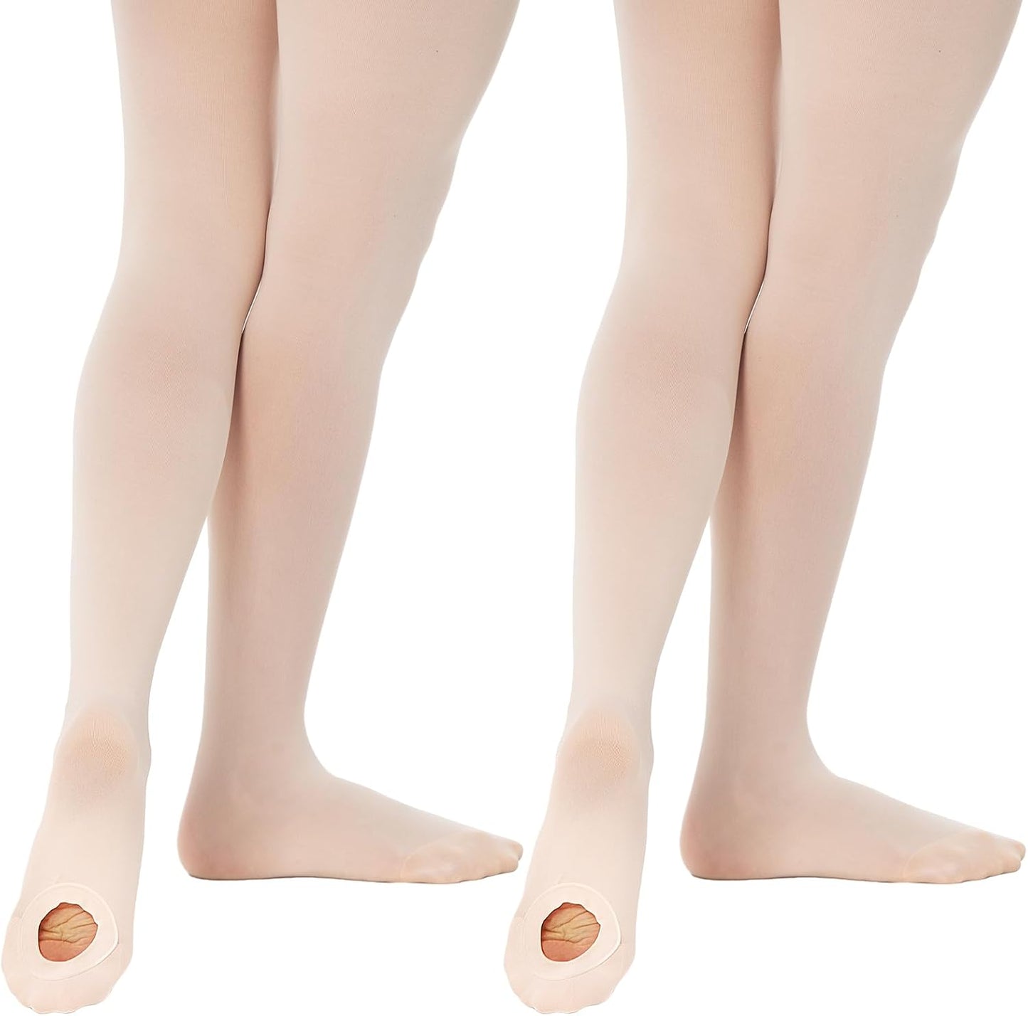 MANZI Women's Dance Tights Pink Convertible Ballet