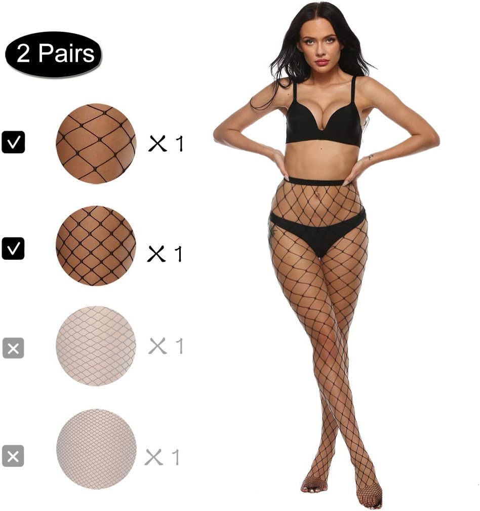 MANZI High Waist Tights Fishnet Stockings