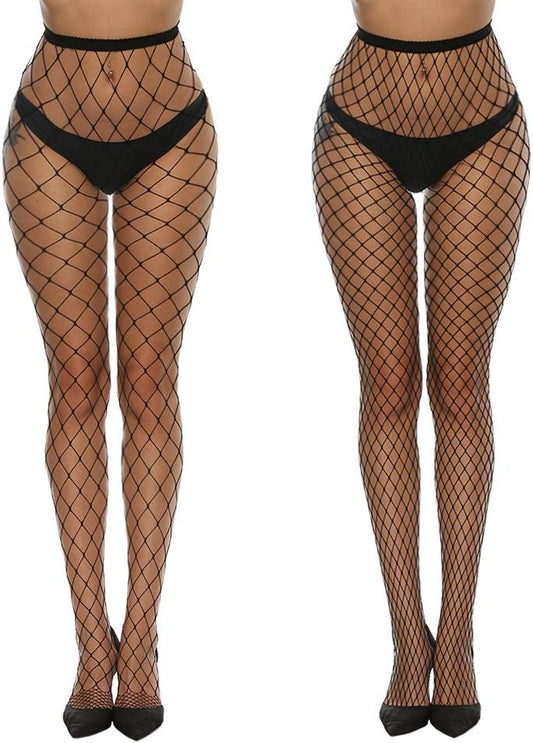 MANZI High Waist Tights Fishnet Stockings