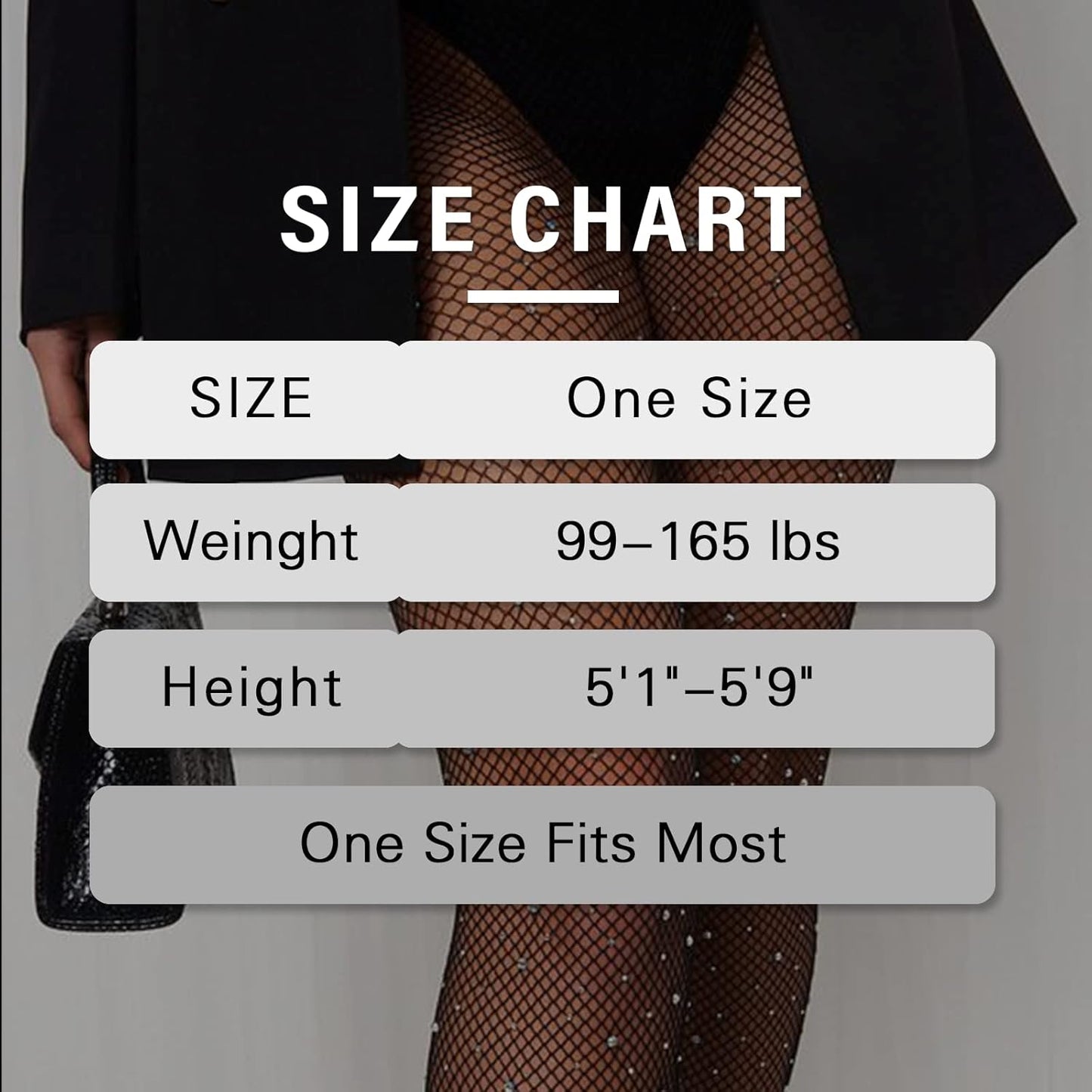 MANZI Womens Sparkle Tights Rhinestone Tights Glitter Fishnet Stockings