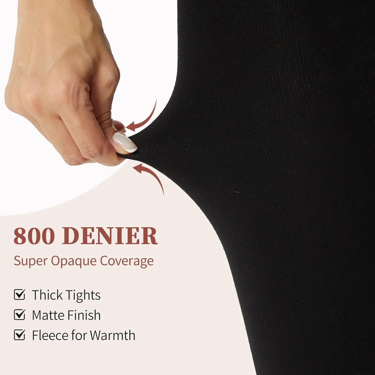 MANZI Modal Warm Winter Pantyhose 800D Thermal Thick Tights for Women 2 Pairs My Store